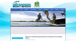 Desktop Screenshot of midcanadaboatshow.com